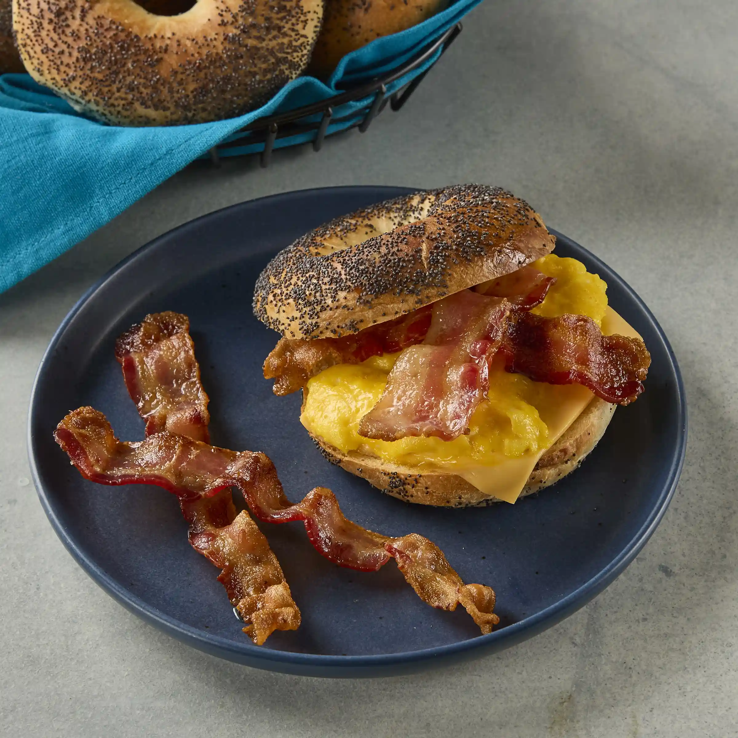 Wright® Brand Naturally Hickory Smoked Regular Sliced Flat-Pack® Bacon, 15 Lbs, 14-18 Slices per Pound, Frozen_image_1