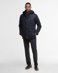 Winter Sapper Waxed Jacket Navy/Midnight Oak