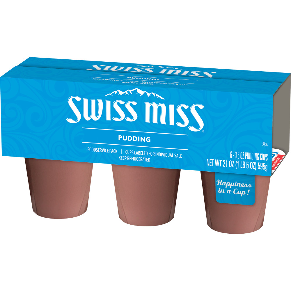 SWISS MISS CHOCOLATE PUDDING 3.5 OZ Conagra Foodservice