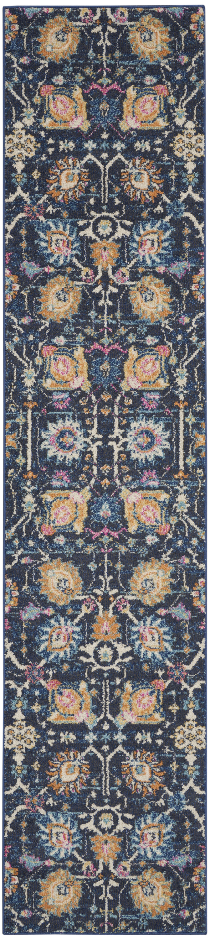 Nourison Passion 2'2" x 10' Navy Bohemian Indoor Rug