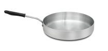7 ½-quart Wear-Ever® aluminum sauté pan in natural finish and silicone handle