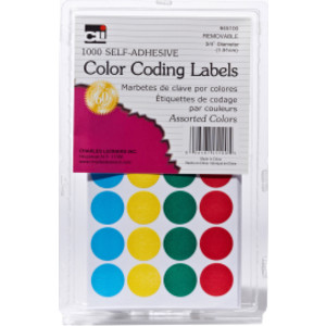 Color Coding Labels, Assorted