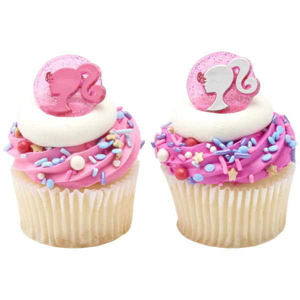Barbie™ Silhouette Cupcake Rings