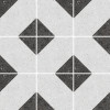 Drops Graphite 7×7 Natural Bit Decorative Tile Matte