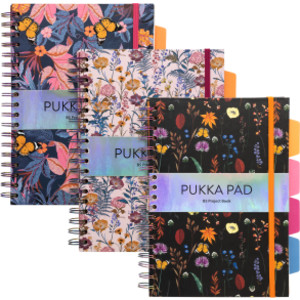 B5 Bloom Project Book - Assorted - Pack 3