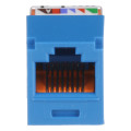 Mini-Com® TX5e™ Cat 5e Leadframe Style UTP Jack Module, Blue