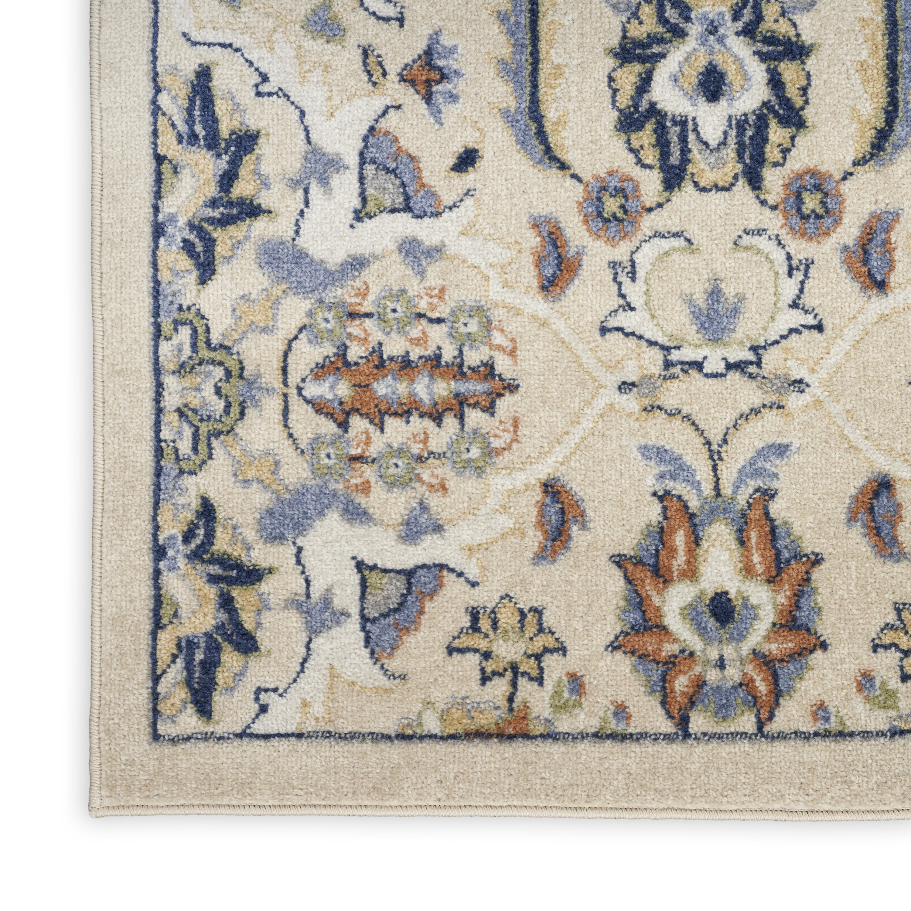 Nourison Allur 5'3" x 7'3" Beige Bohemian Indoor Rug