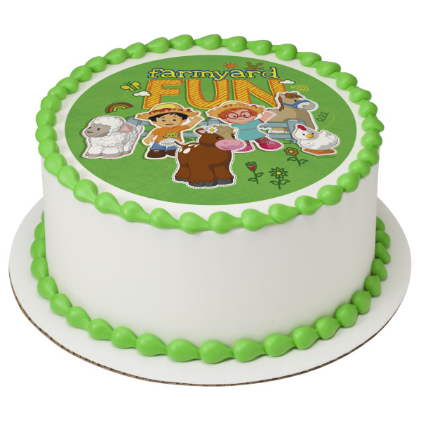 Fisher-Price™ Little People™ Farmyard fun  PhotoCake® Edible Image®