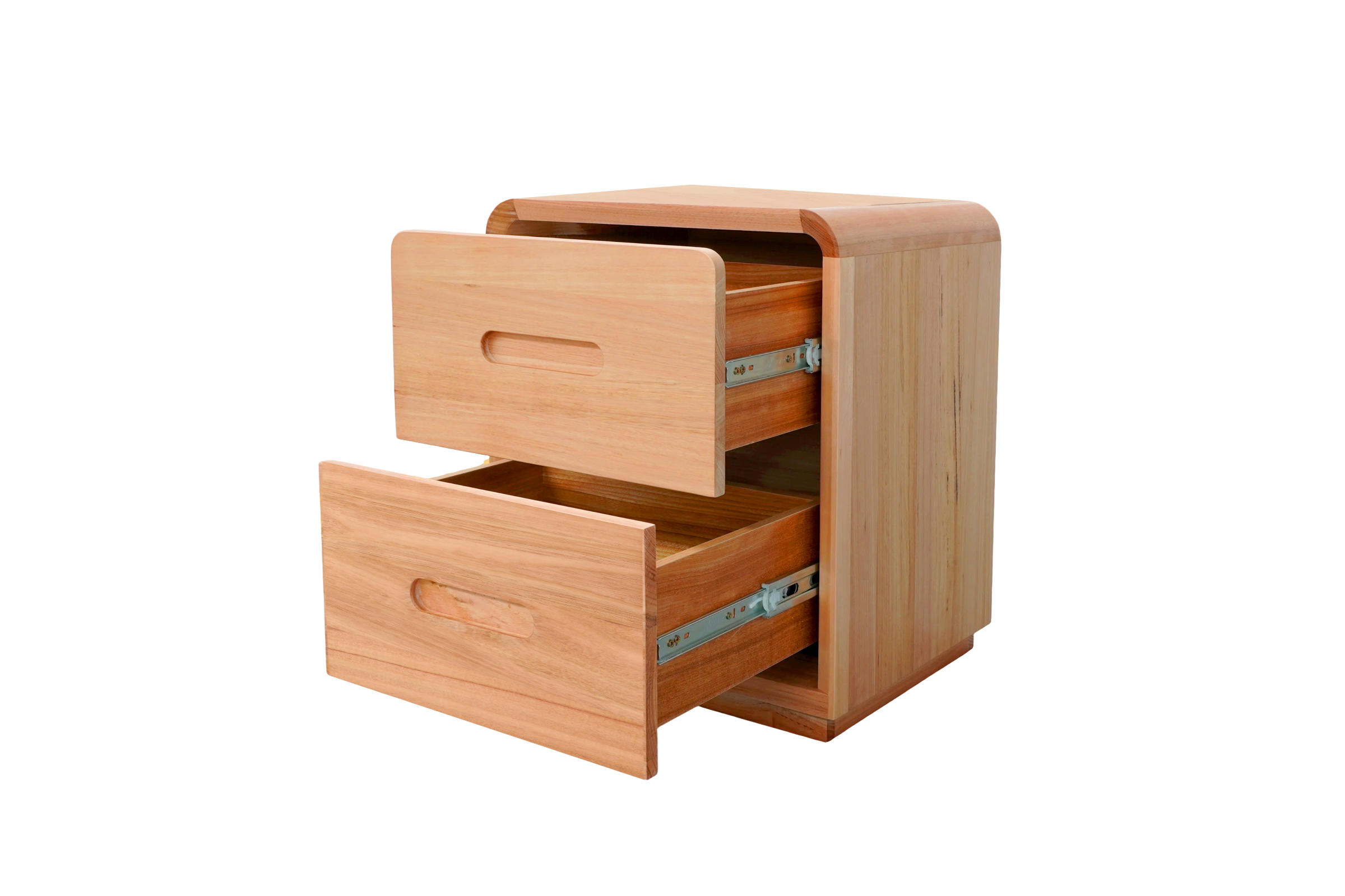 Product image of the  Valentine Bedside Table (2 Drawer), Natural from Forty Winks
