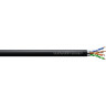 6S-220-EB - Cat 6A. U/FTP Horizontal 4 Pair 23 AWG Cable Black 1000 ft.