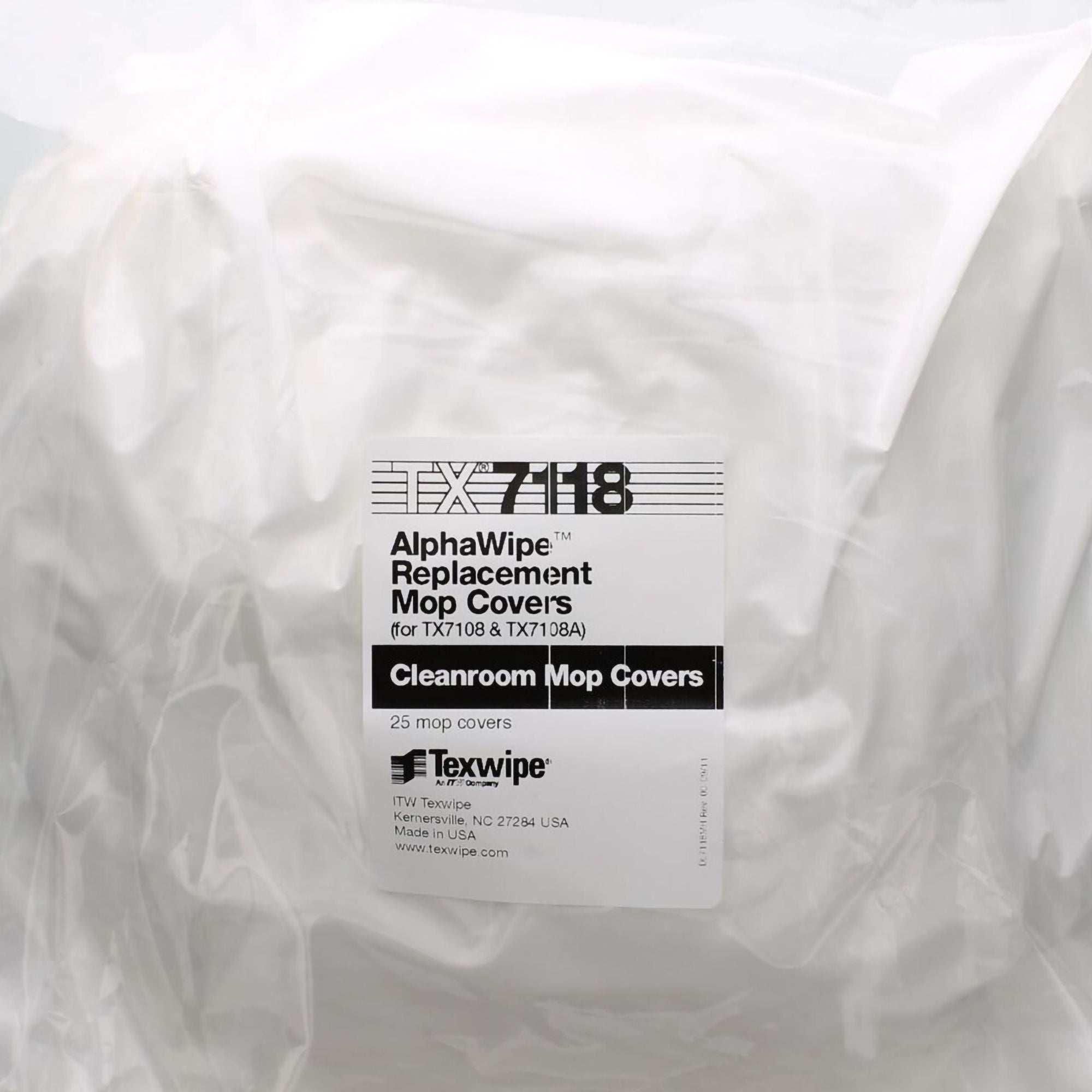 Texwipe® AlphaMop™ Cleanroom Mop Head Cover / Pad Kit