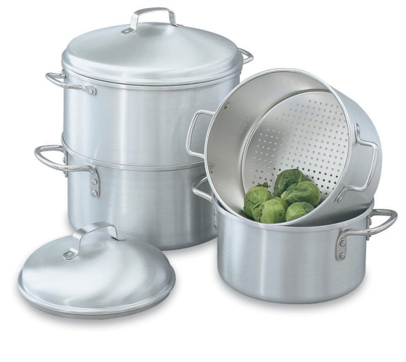 3-piece 5-quart Wear-Ever® aluminum steamer set