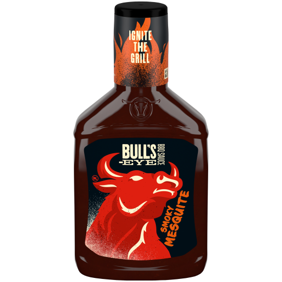 Bull's-Eye Texas Style BBQ Sauce, 17.5 oz Bottle SMOKY MESQUITE 