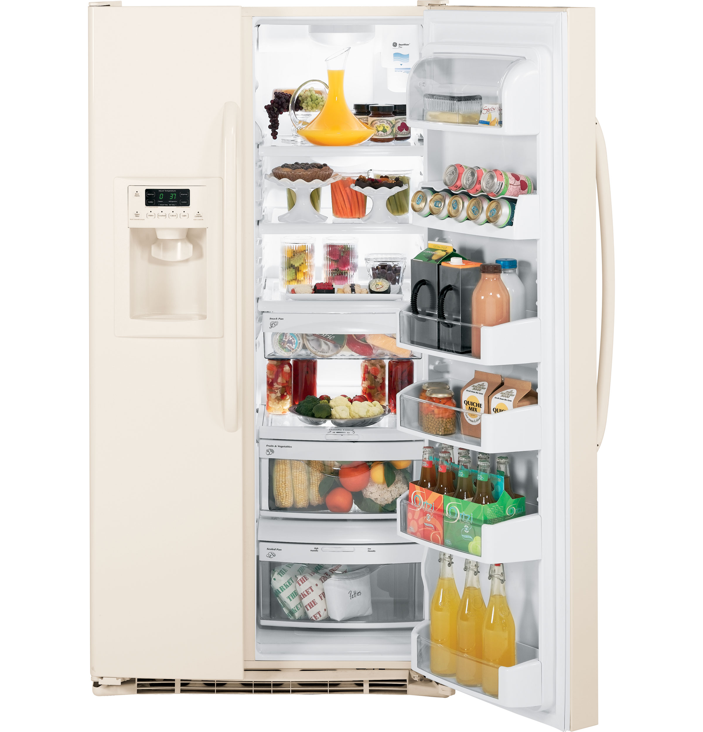 GE® ENERGY STAR® 23.1 Cu. Ft. Side-By-Side Refrigerator with Dispenser