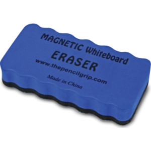 Magnetic Whiteboard Eraser, 4" x 2", Blue, Pack of 24