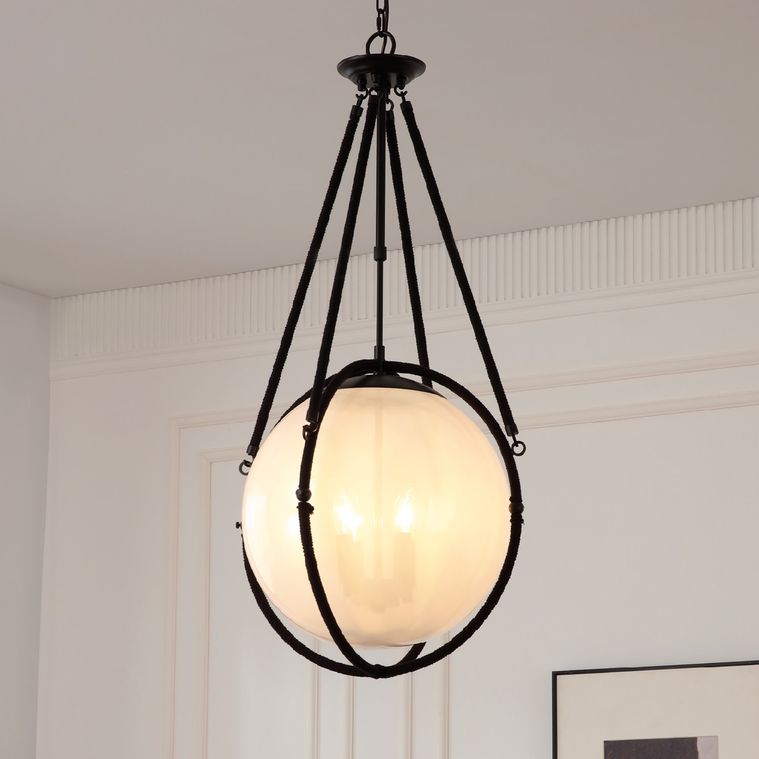 Voyager 4 Light Pendant — installation 1