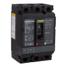 PowerPact H Series Molded Case Circuit Breaker Thermal Magnetic 125A 600V ac 3-Pole 6.4 H x 4.12 W x 4.36 D in.