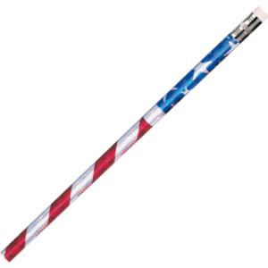 Stars & Stripes Glitz Pencils, Pack of 12