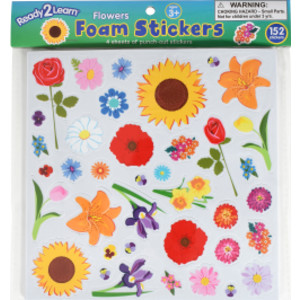 Foam Stickers - Flowers - Pack of 152
