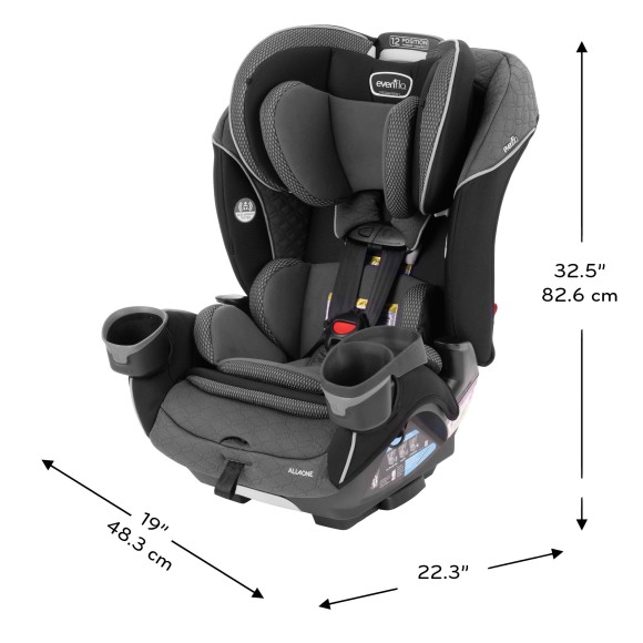 EveryFit/All4One 3-in-1 Convertible Car Seat Specifications