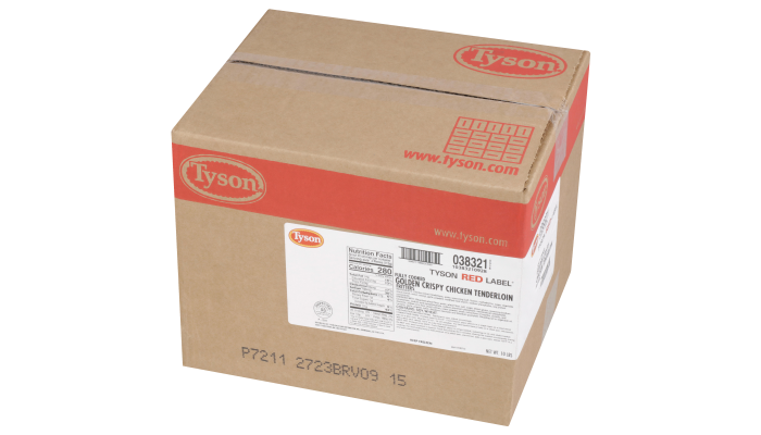 Tyson Red Label® Fully Cooked Golden Crispy Chicken Tenderloin Fritters _image_5