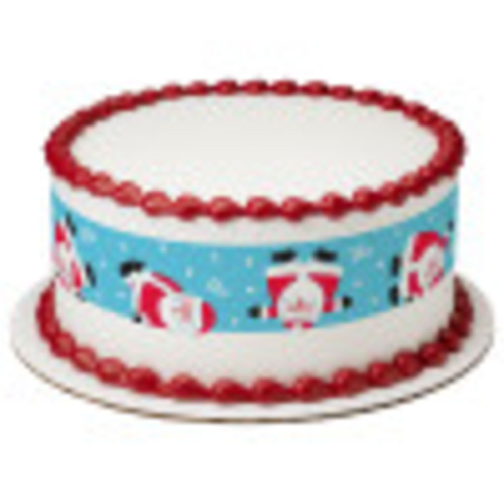 Image Cake Tumbling Santa