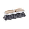 Boardwalk, 10in, Vehicle Brush with Vinyl Bumper, Polystyrene  Bristles, Black