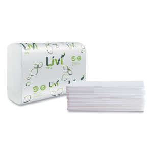 Solaris Paper, Livi VPG, Folded Towel, Multifold, 1 ply, White