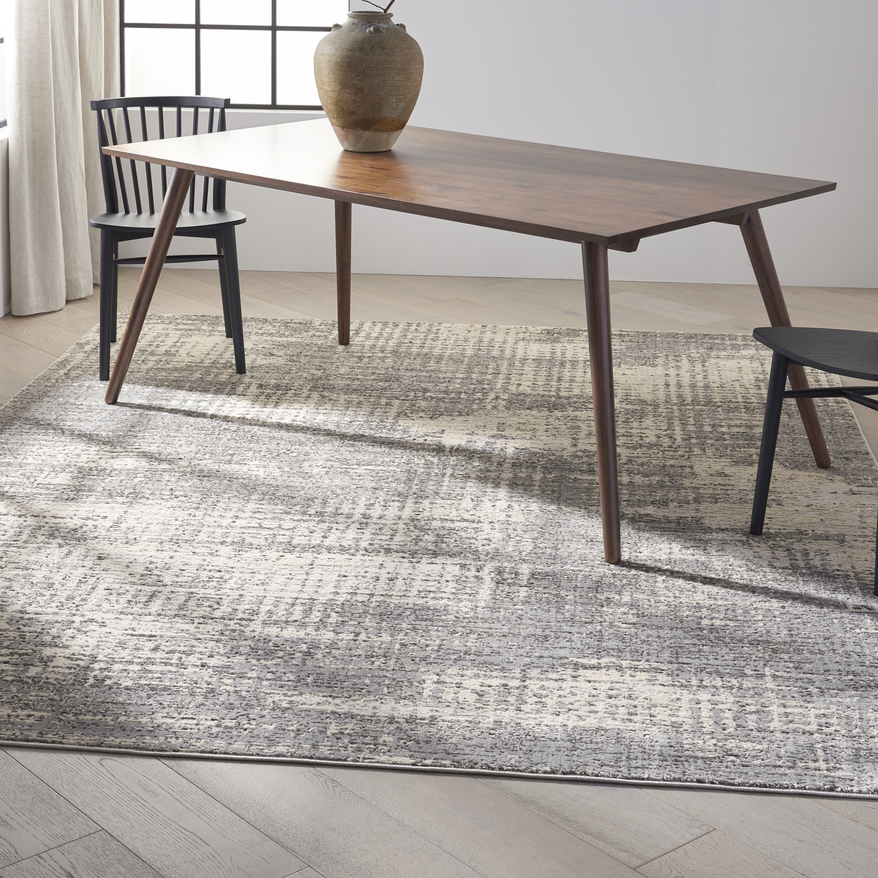 Calvin Klein CK950 Rush 10' x 14' Grey Beige Modern Indoor Rug