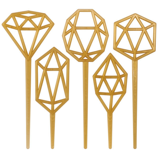 Gold Geometric Cake Kit