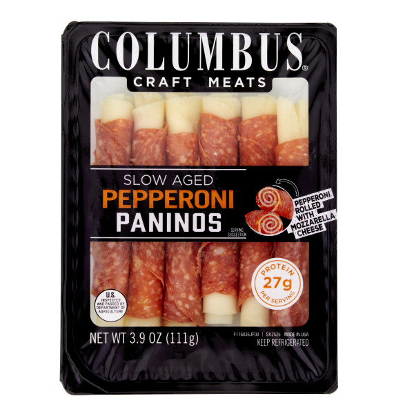 COLUMBUS(r) Pepperoni Paninos 12/3.9 oz . C1CB - Front Center Inner Pack (Hi Res)