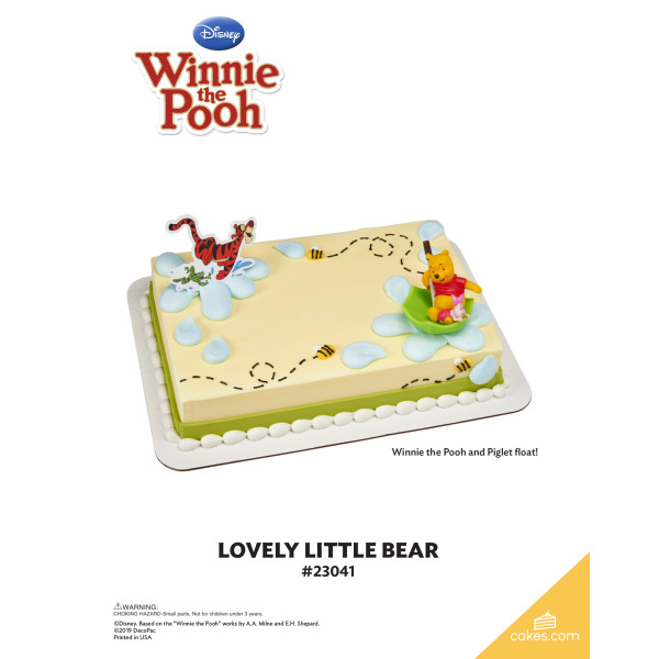 Winnie the Pooh Lovely Little Bear The Magic of Cakes® Icing Only Page