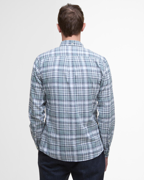 Bridport Linen Tailored Long-Sleeved Shirt Classic Blue