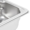 Ninth-size 2-inch-deep Super Pan V® stainless steel steam table pan