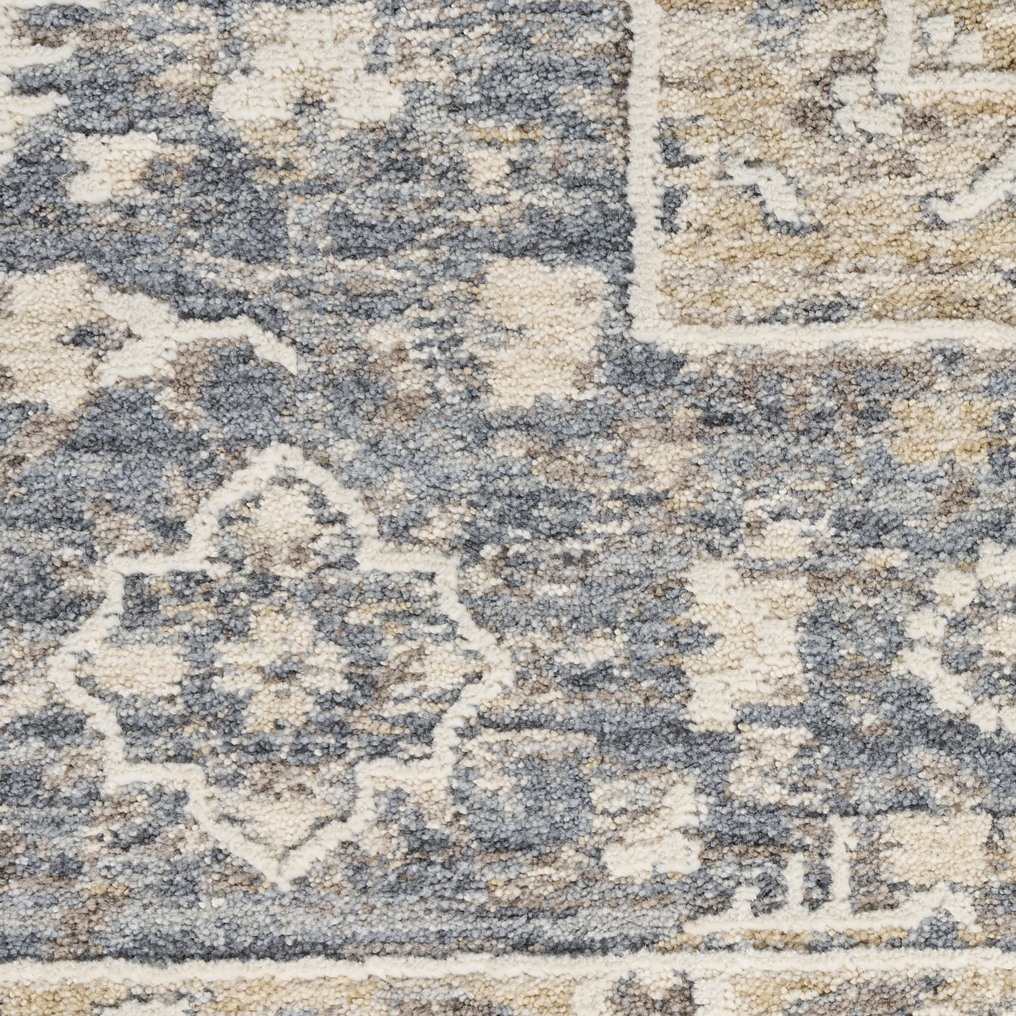 Nourison Retreat 9'6" x 13'2" Blue Vintage Indoor Rug