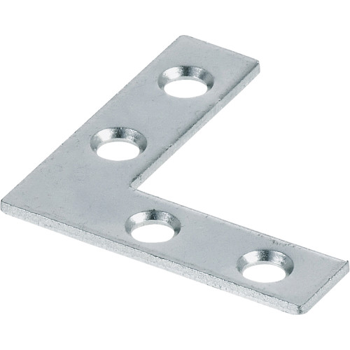 Hardware Essentials Flat Corner Iron Zinc 1-1/2