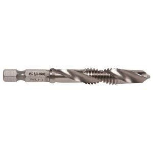 Combination Drill/Tap Bits, 3/8 in.-16