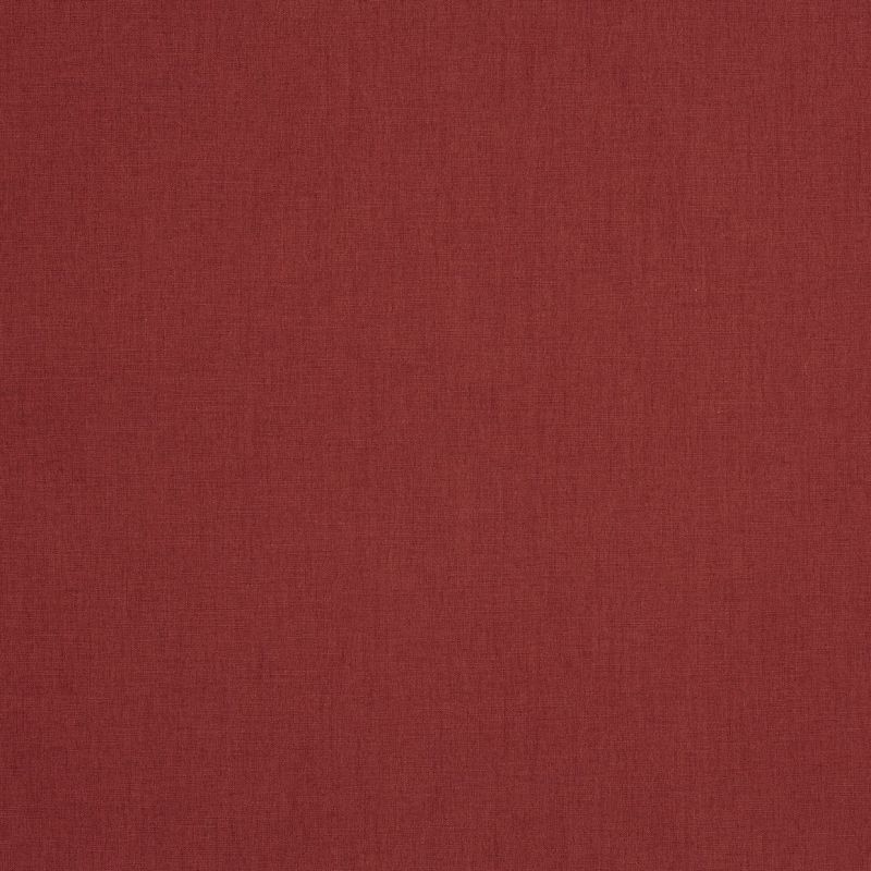 Red linen-textured fabric (main surface) covers the entire frame, showing a subtle woven pattern; evenly lit, flat, featureless backdrop suggesting a textile or wallpaper sample.