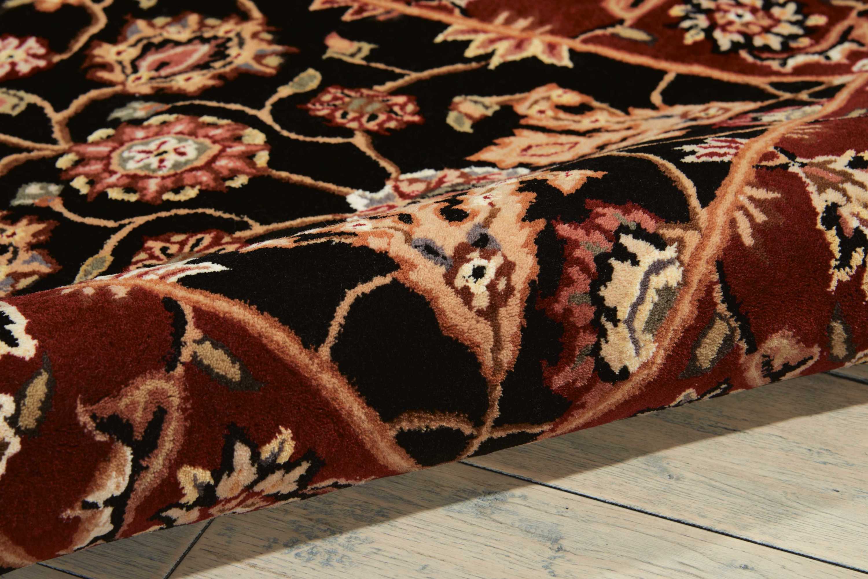 Nourison Nourison 2000 3'9" x 5'9" Black Traditional Indoor Rug
