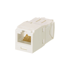 Mini-Com® TX6™ PLUS TG Style UTP Jack Module, Off White