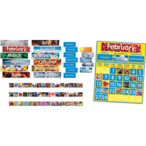 Photo Calendar Bulletin Board Set