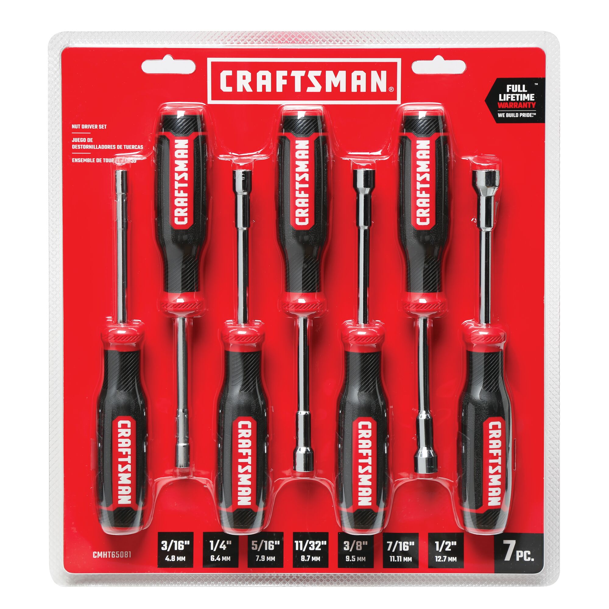 View of CRAFTSMAN Accessories: Nut Drivers packaging