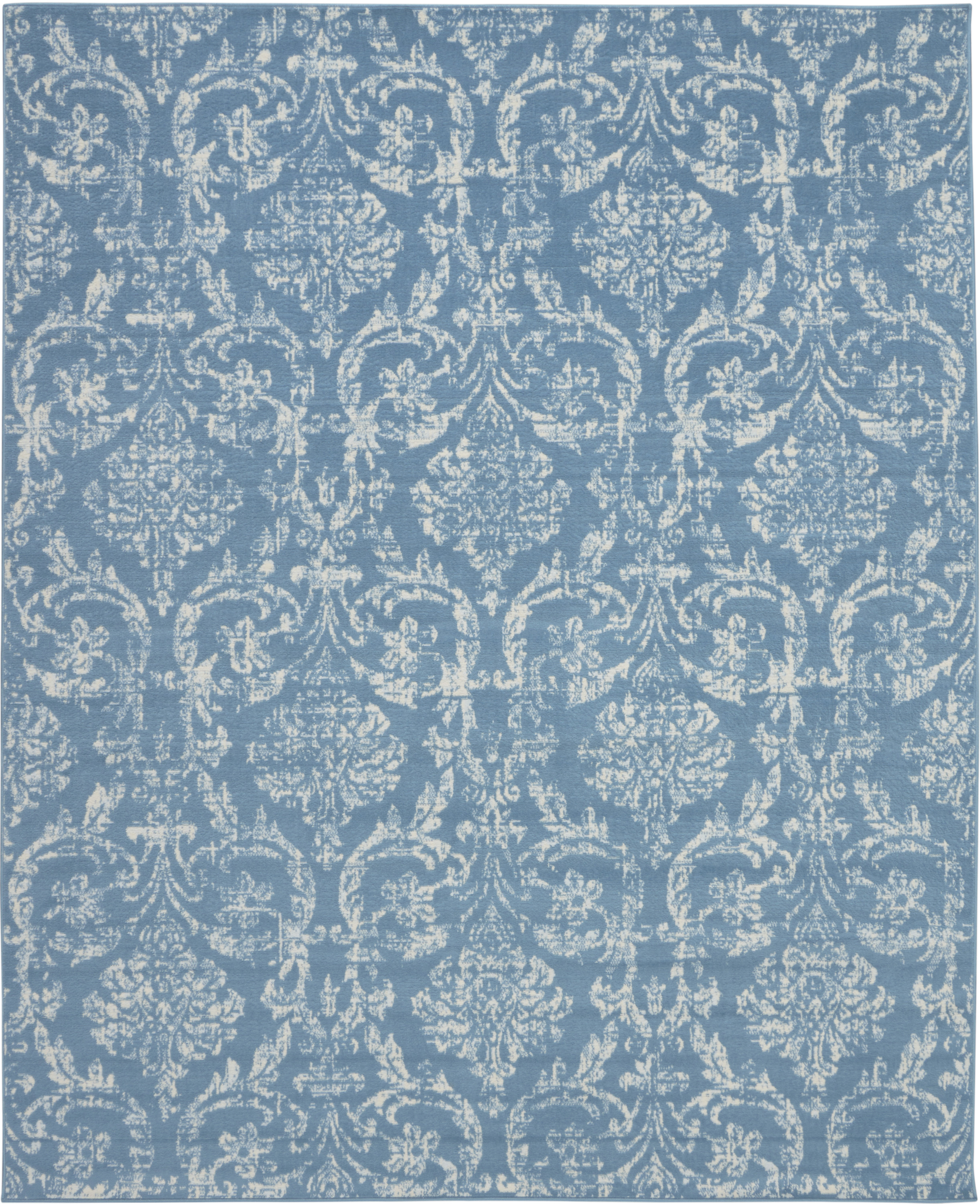 Nourison Jubilant 7'10" x 9'10" Blue Vintage Indoor Rug