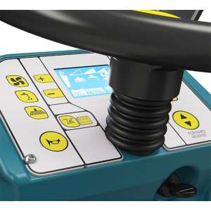 Tennant, T581 w/ 140AH Sealed AGM Batteries, 20", Disc, Ride-On Floor Scrubber