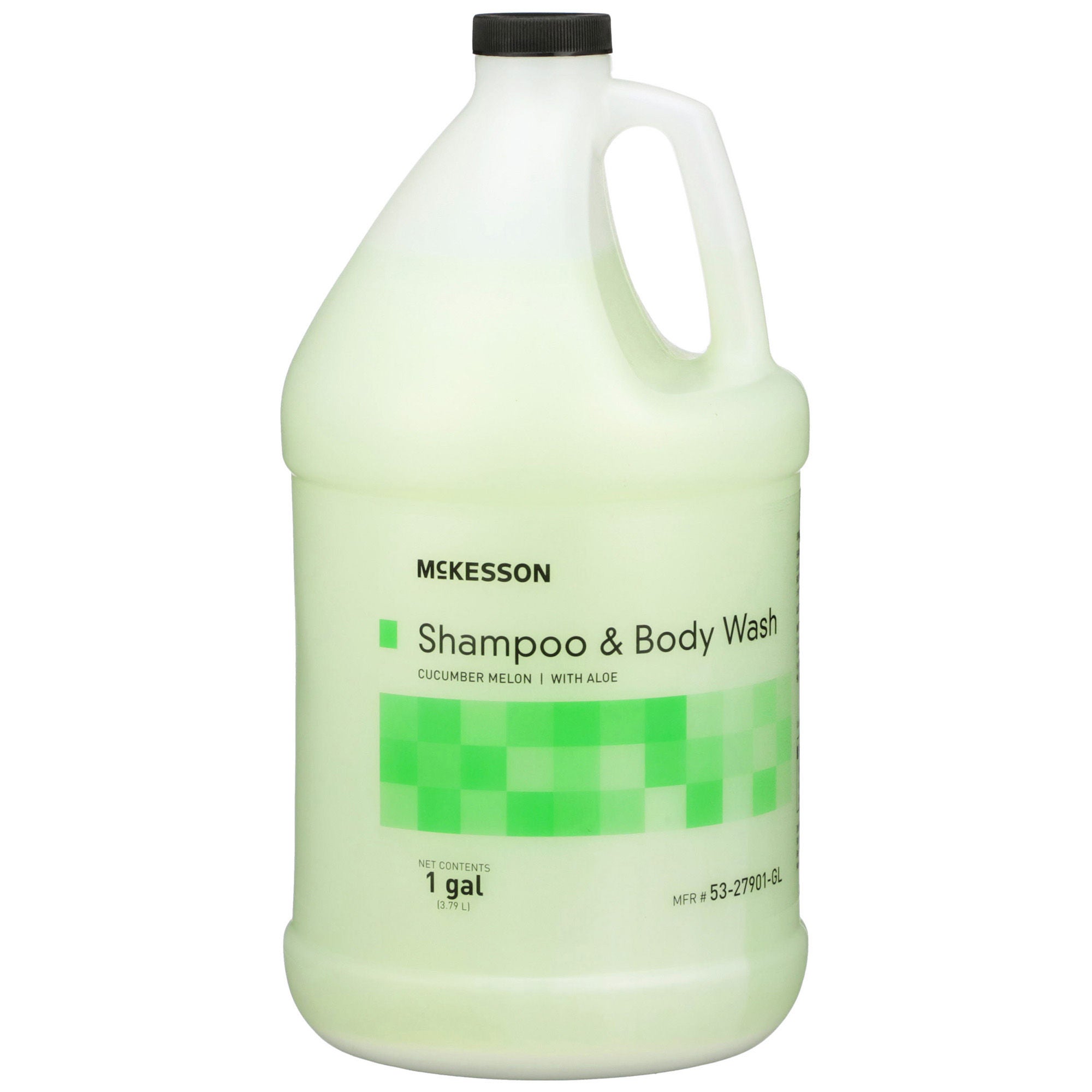 McKesson 2-in-1 Shampoo and Body Wash, Cucumber Melon Scent, 1 Gallon Jug