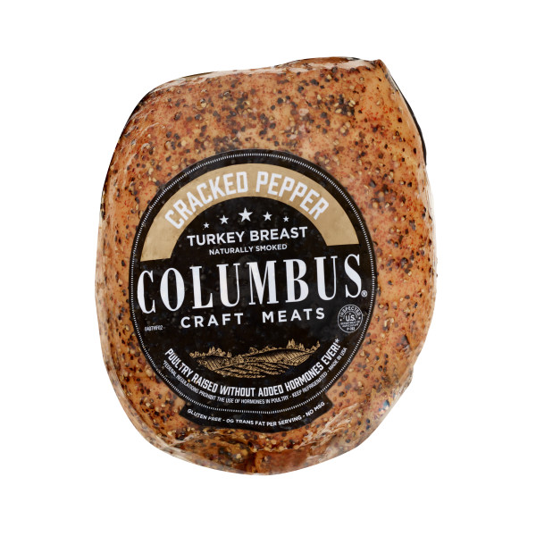 COLUMBUS(r) Cracked Peppered Turkey 3/3.5lb . C1CB - Front Center Inner Pack (Hi Res)