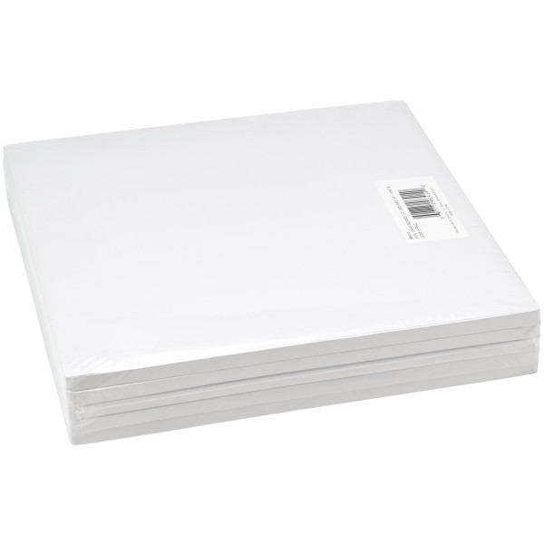 14" Square White Foil Cake Board