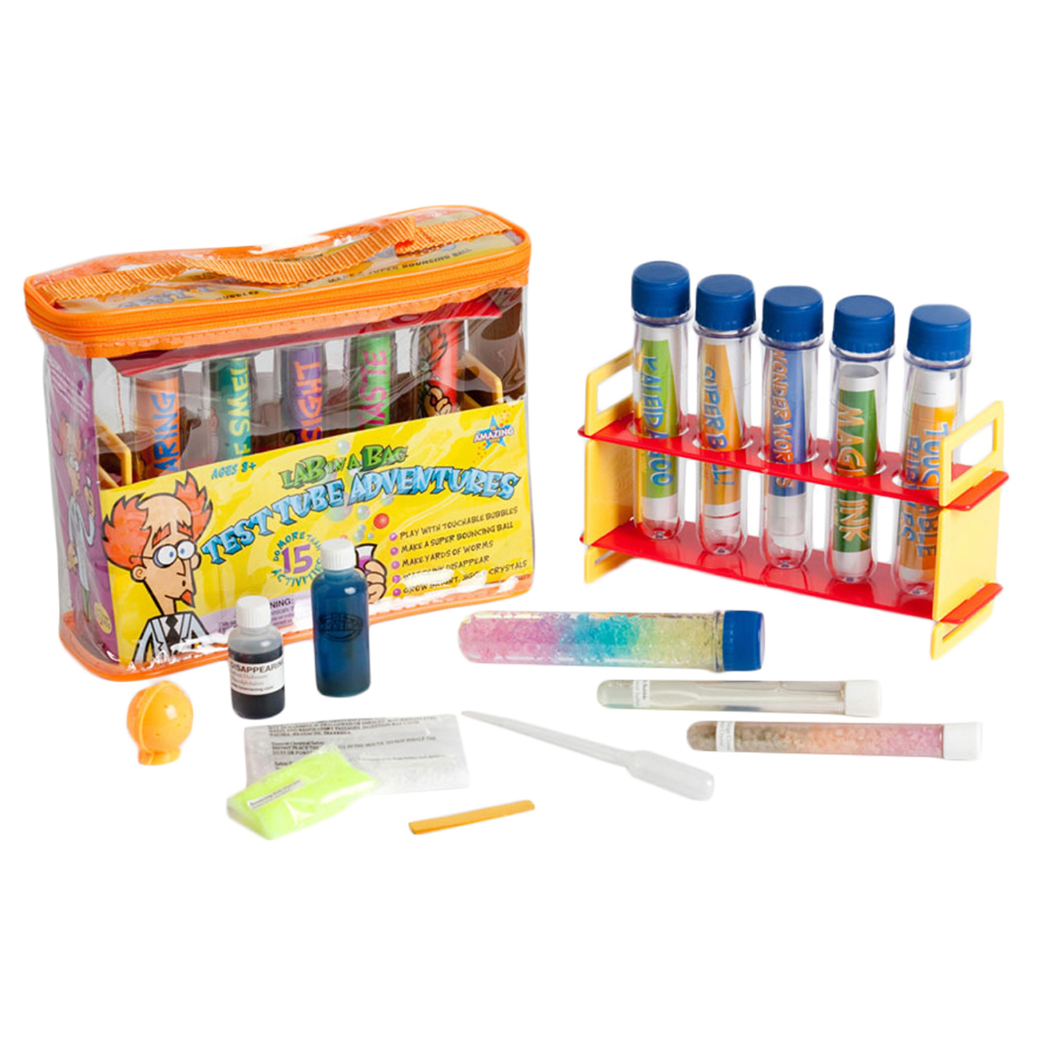 Be Amazing! Toys Test Tube Adventures Lab-in-a-Bag image number null