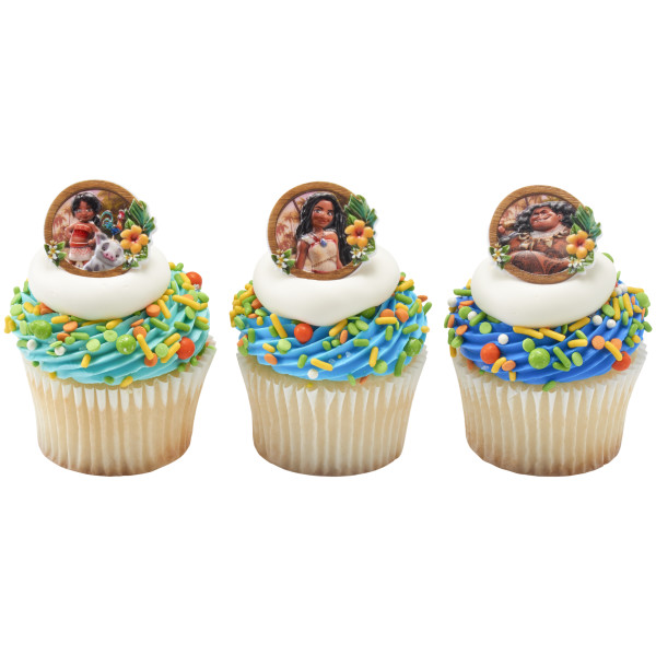 Disney's Moana 2 Together Again Cupcake Rings