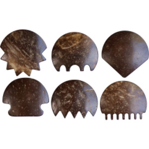 Coconut Shell Modeling Tools, Set of 6